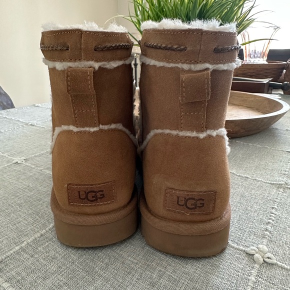 UGG Shoes - UGG women’s Brown Boots with White Trim